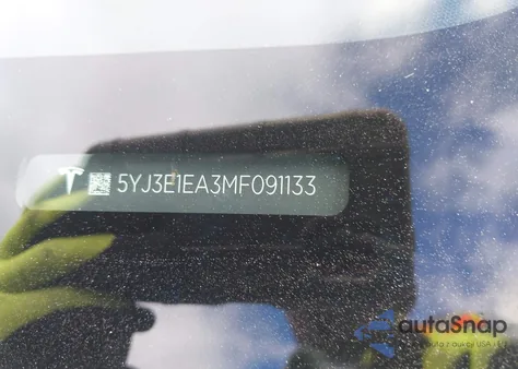 2021 Tesla Model 3 Standard Range Plus Rear-Wheel Drive из США, поврежденный, VIN 5YJ3E1EA3MF091133